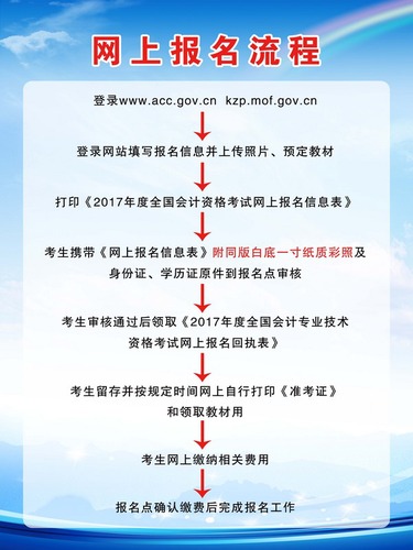 2017年內(nèi)蒙古中級會計(jì)職稱報名流程