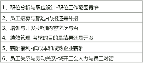 戰(zhàn)略性人力資源管理的具體內容
