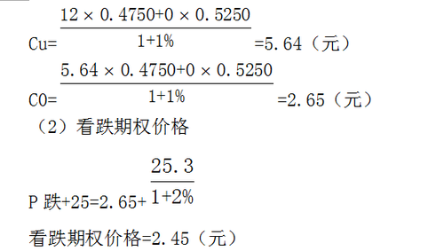 期權(quán)價值評估2