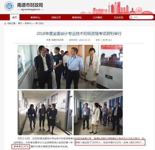 江蘇南通初級(jí)會(huì)計(jì)