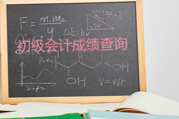 2018年初級會計職稱考試成績查詢流程是什么？