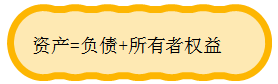 資產(chǎn)=負債+所有者權益