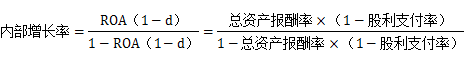 高級(jí)會(huì)計(jì)實(shí)務(wù)知識(shí)內(nèi)部增長(zhǎng)率