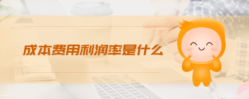 成本費(fèi)用利潤(rùn)率是什么