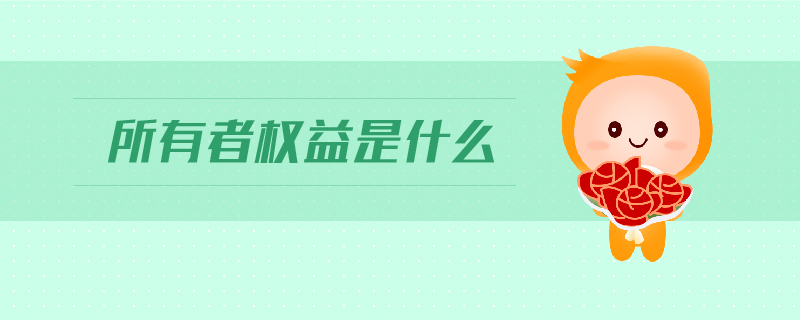 所有者權(quán)益是什么