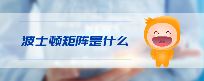 注會知識點：波士頓矩陣是什么