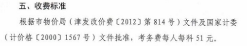 天津初級會計報名費(fèi)用