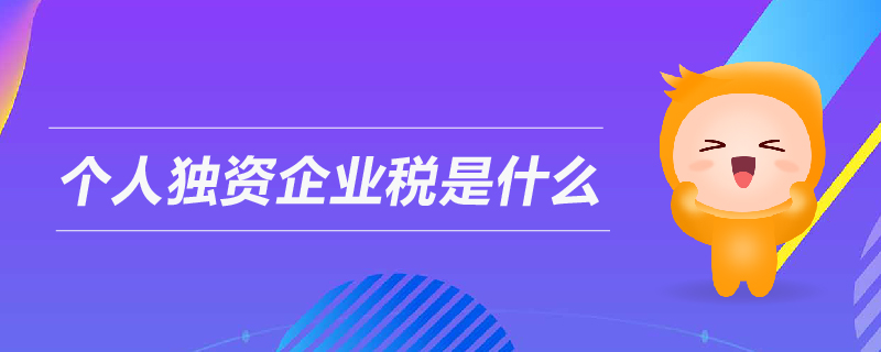 個人獨資企業(yè)稅是什么