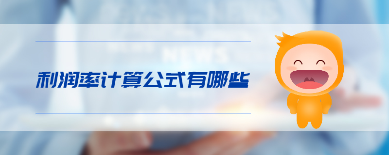 利潤率計(jì)算公式有哪些