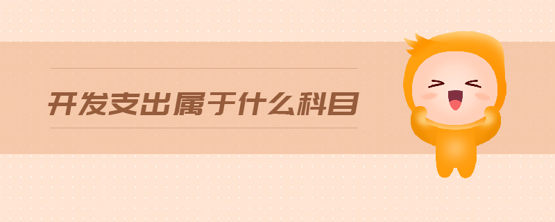 開(kāi)發(fā)支出屬于什么科目