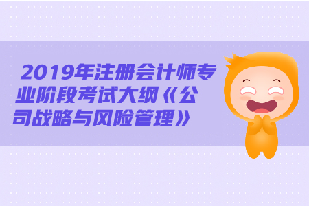 2019年注冊(cè)會(huì)計(jì)師《戰(zhàn)略》大綱變動(dòng)都有哪些？