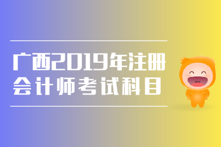 廣西2019年注冊(cè)會(huì)計(jì)師考試科目有哪些，特點(diǎn)都是什么