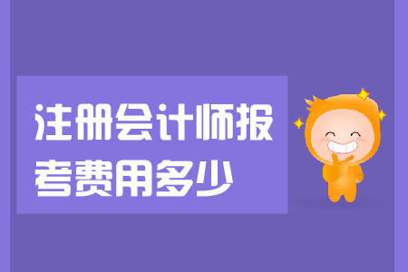2019年注冊會計師報考費用多少錢？報名人數是多少？