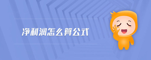 凈利潤(rùn)怎么算公式