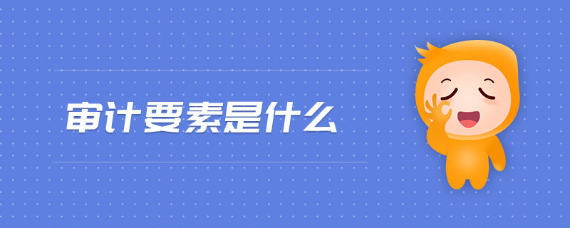 審計(jì)要素是什么