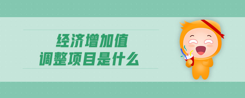 經(jīng)濟(jì)增加值調(diào)整項(xiàng)目是什么