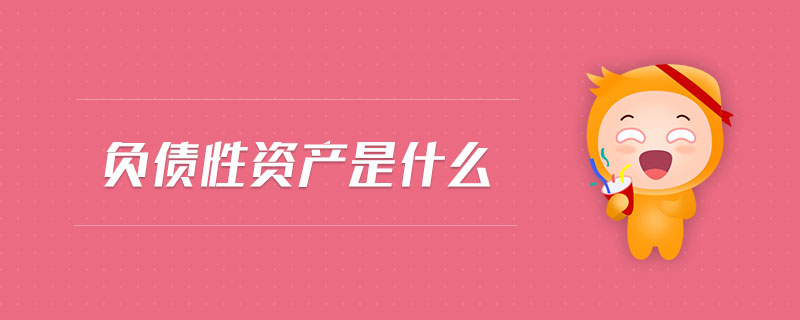 負(fù)債性資產(chǎn)是什么
