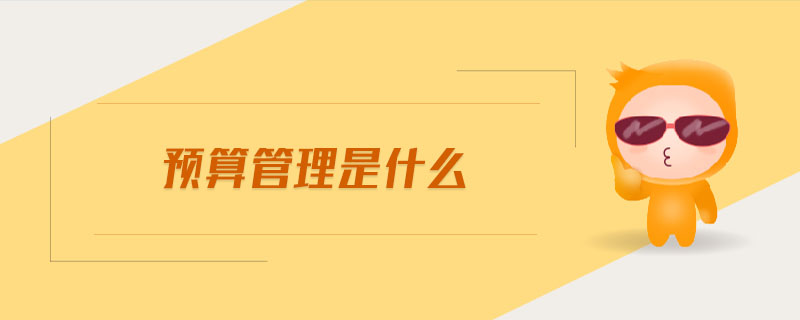 預(yù)算管理是什么