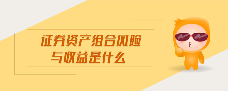 證券資產(chǎn)組合風(fēng)險與收益是什么