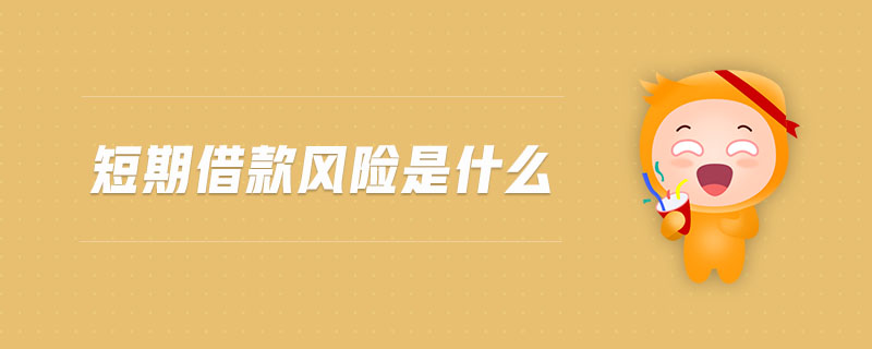 短期借款風(fēng)險(xiǎn)是什么