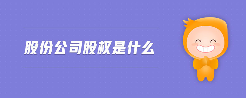 股份公司股權(quán)是什么