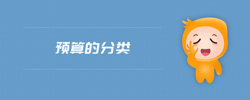 預算的分類