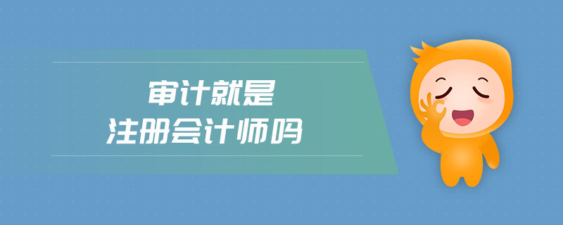 審計(jì)就是注冊(cè)會(huì)計(jì)師嗎