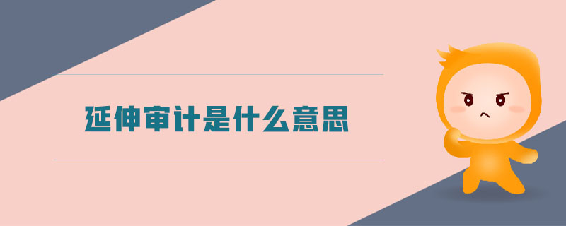 延伸審計(jì)是什么意思