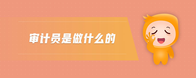 審計(jì)員是做什么的