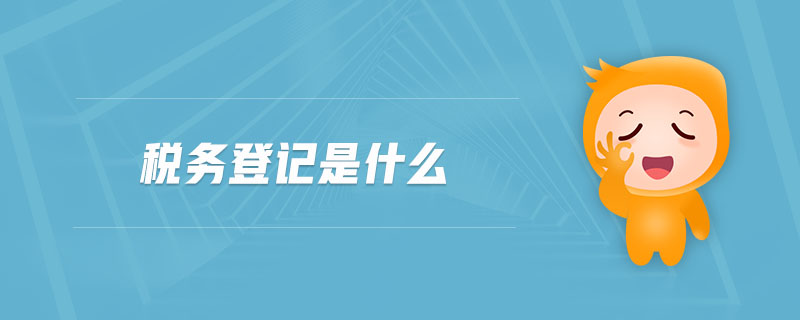 稅務(wù)登記是什么