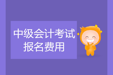 2020年山東淄博中級會計職稱考試報名費用是多少？