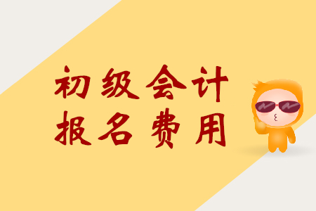 2020年初級會計證考試多少錢？