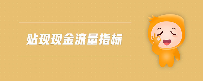 貼現(xiàn)現(xiàn)金流量指標