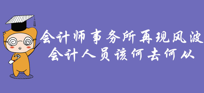 會(huì)計(jì)師事務(wù)所再現(xiàn)風(fēng)波，會(huì)計(jì)人員該何去何從？