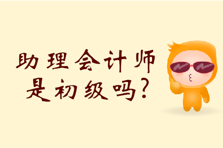 初級會計(jì)師和助理會計(jì)師是一樣的嗎？
