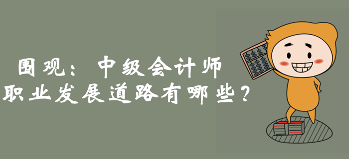 圍觀：中級會計師職業(yè)發(fā)展道路廣！月收入突破10000+