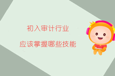 初入審計行業(yè)，應該掌握哪些技能？