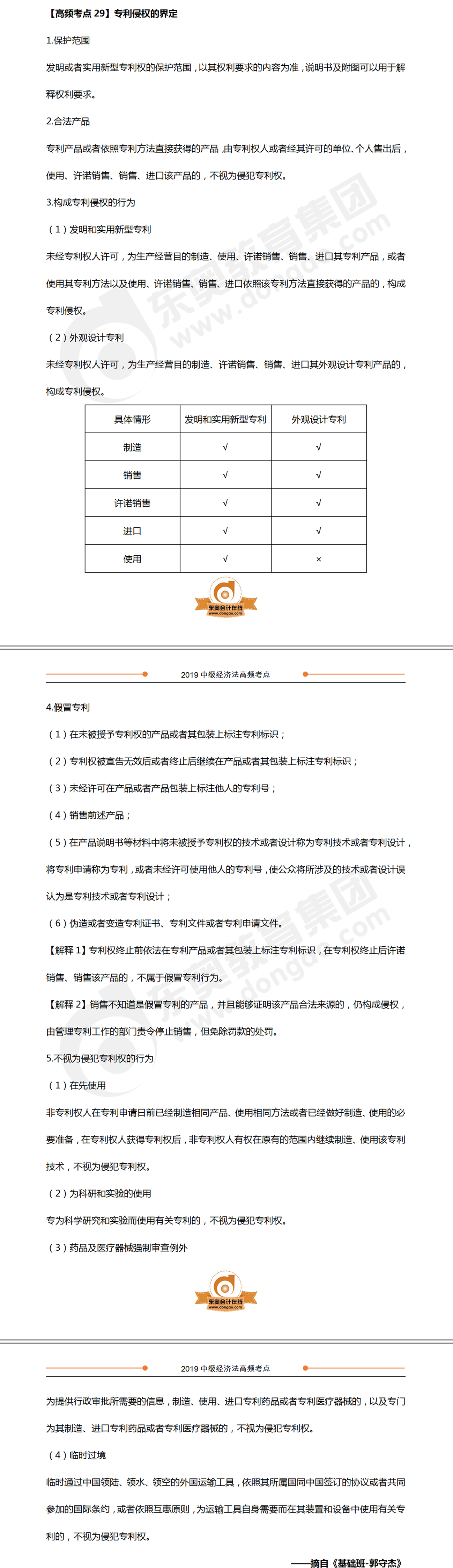 中級會計《經(jīng)濟法》科目高頻考點：利侵權的界定