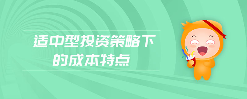 適中型投資策略下的成本特點(diǎn)
