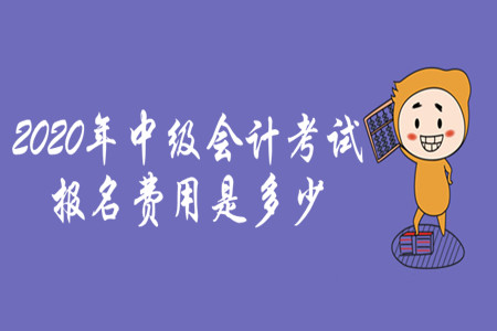 中級(jí)會(huì)計(jì)考試報(bào)名費(fèi)用是多少？