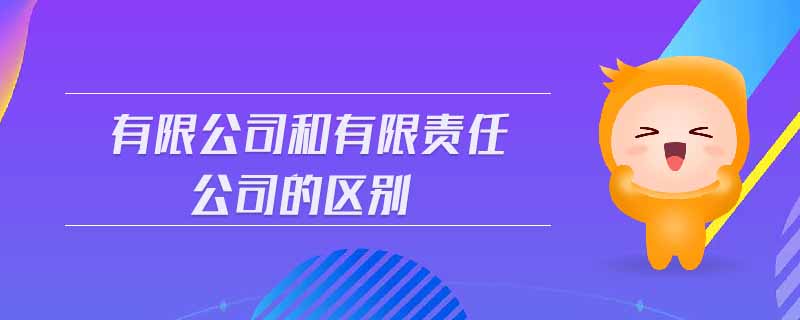 有限公司和有限責任公司的區(qū)別