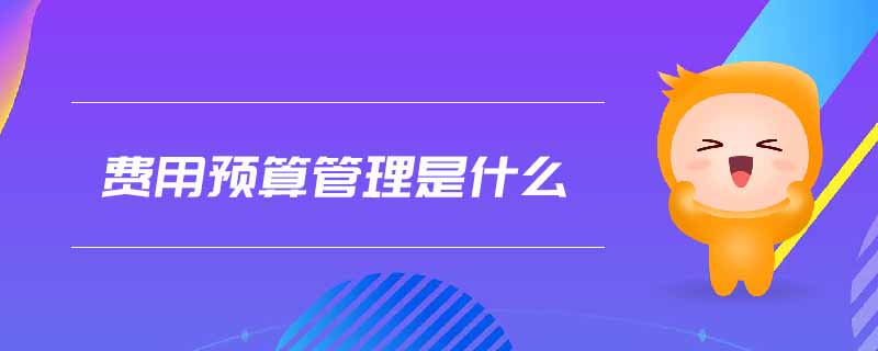 費(fèi)用預(yù)算管理是什么