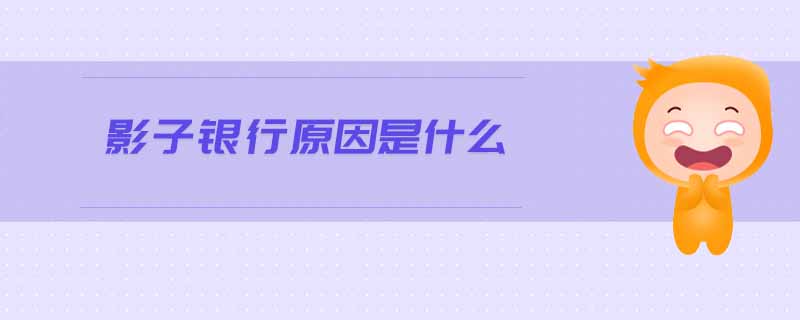 影子銀行原因是什么