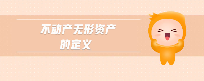 不動(dòng)產(chǎn)無形資產(chǎn)的定義