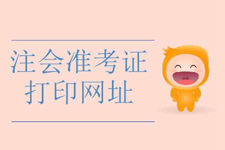 2019年注冊(cè)會(huì)計(jì)師準(zhǔn)考證打印網(wǎng)址快收藏！