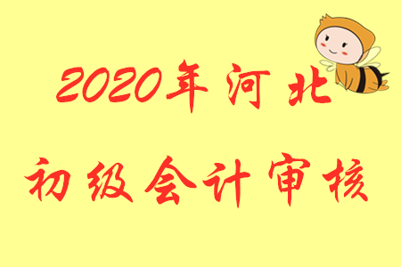 河北2020年初級會計(jì)考試報(bào)名實(shí)行考后審核
