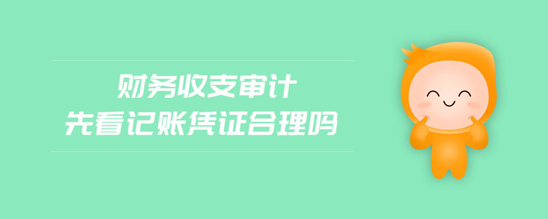 財(cái)務(wù)收支審計(jì)先看記賬憑證合理嗎