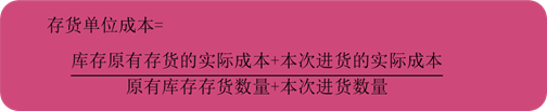 初級會(huì)計(jì)移動(dòng)加權(quán)平均法