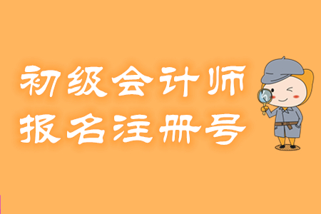 初級會計報名注冊號是什么？有什么用？