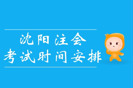 沈陽2019年注冊會(huì)計(jì)師考試時(shí)間怎么安排的？